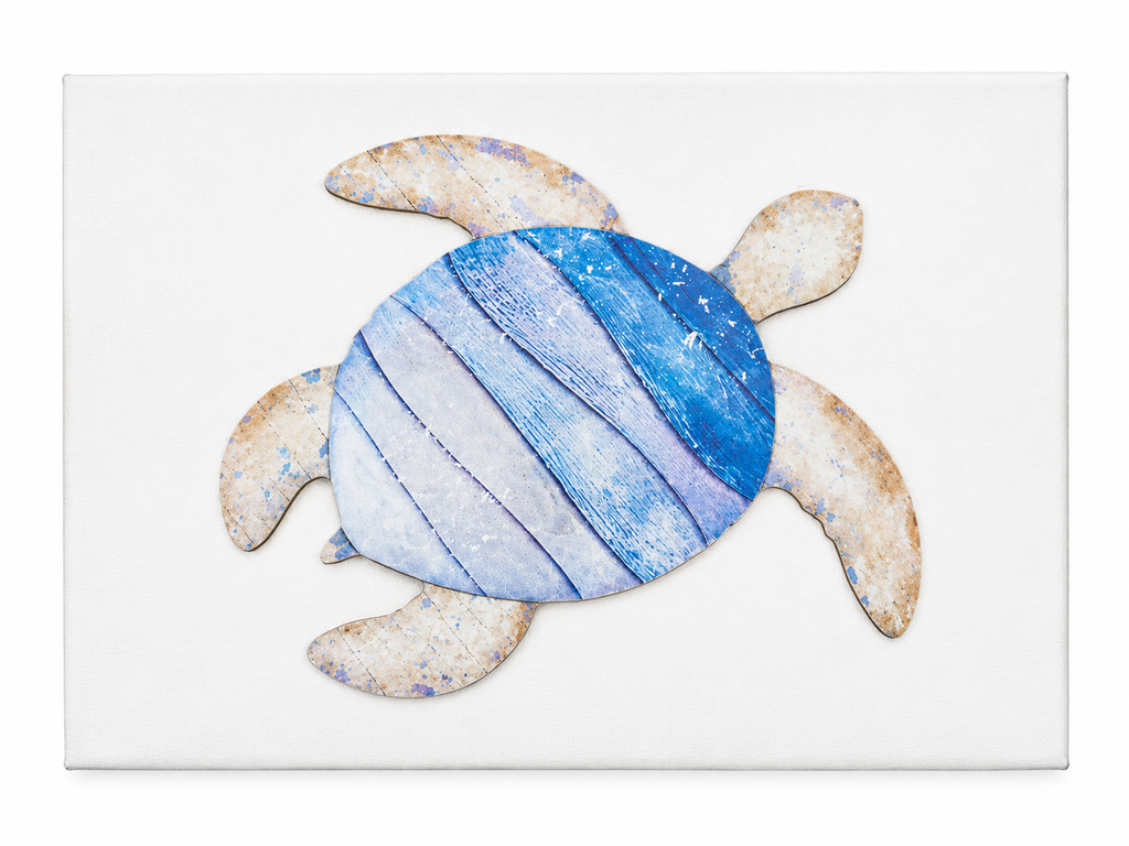 Turtle Beach Wall Art Hanging - 10” x 6”