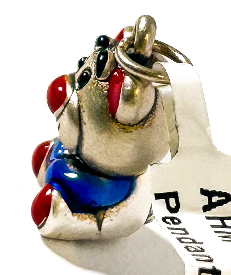 Vintage 925 Sterling Silver Bear Pendant - Frijja, LLC