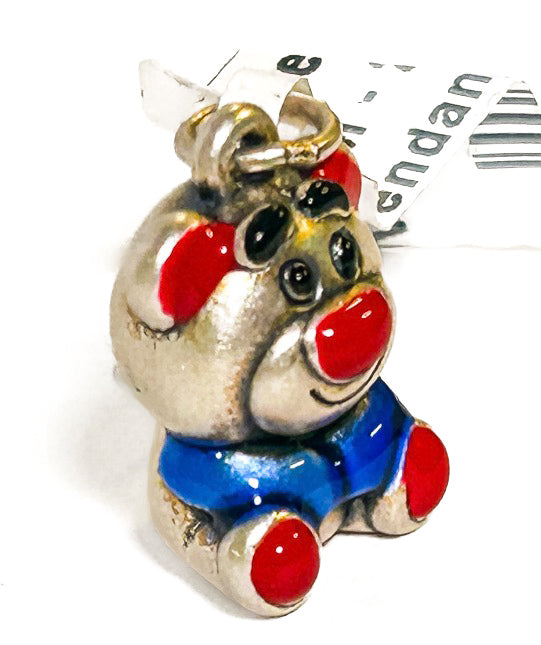 Vintage 925 Sterling Silver Bear Pendant - Frijja, LLC