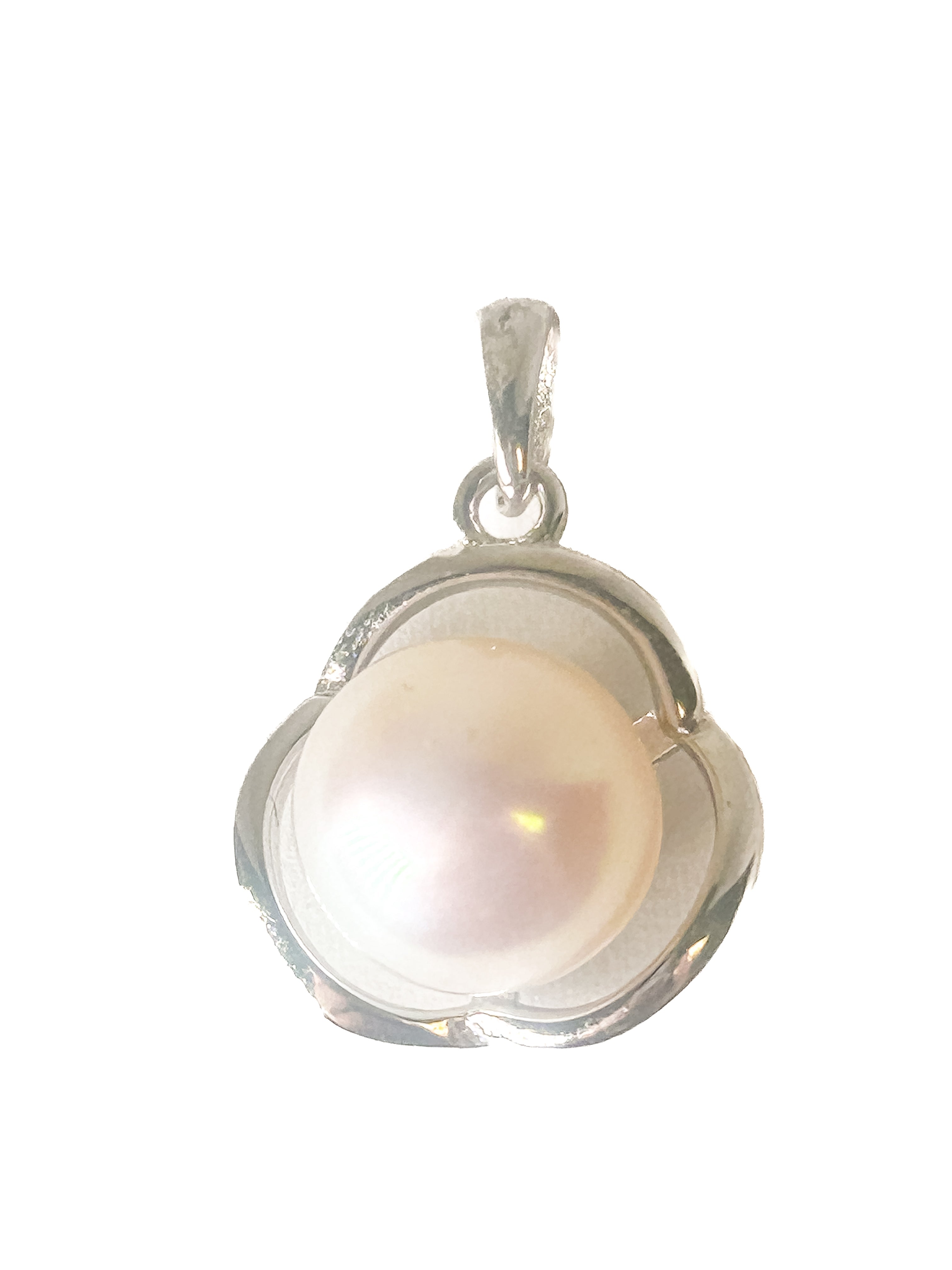 925 Sterling Silver Freshwater Pearl Pendant - Frijja, LLC