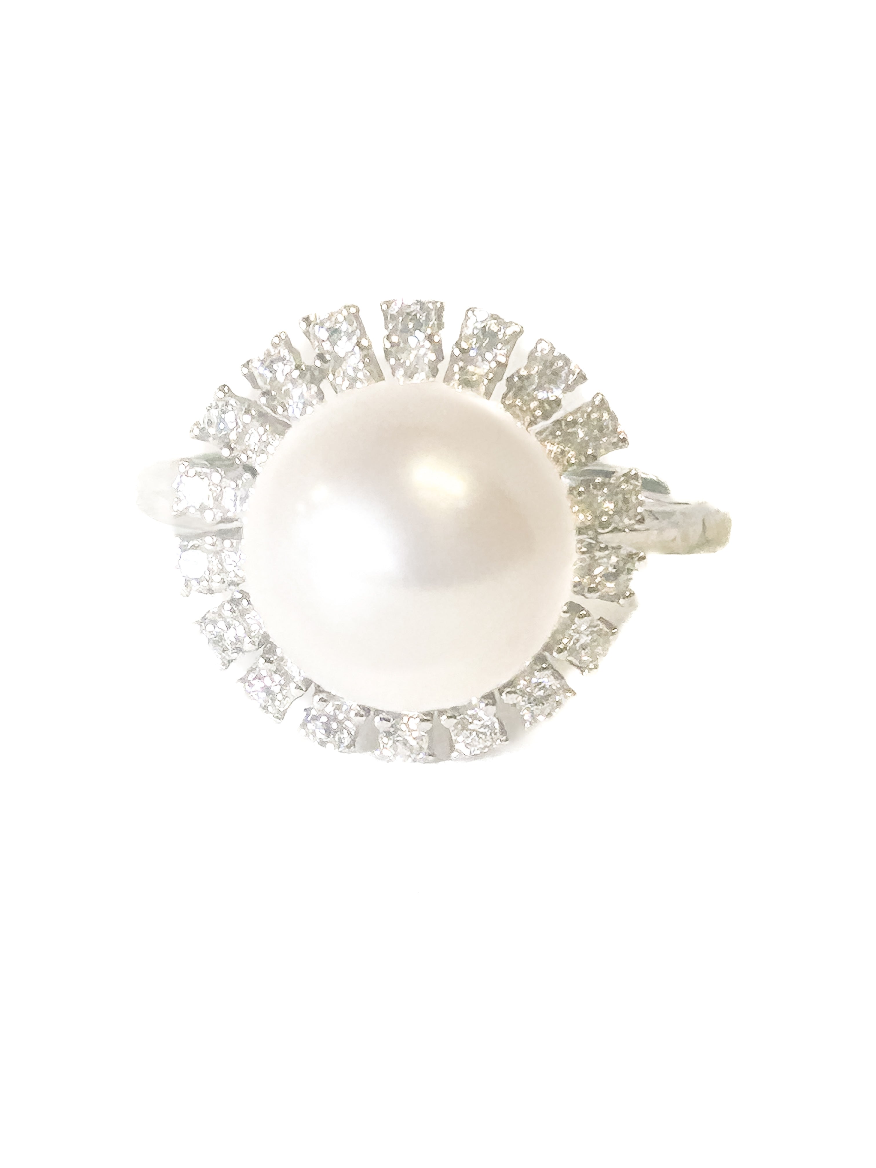 925 Sterling Silver Freshwater Pearl Adjustable Ring - Frijja, LLC