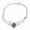Andean Promise Necklace - 950 Sterling SIlver Andean Opal Necklace
