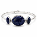 Moon Radiance Bracelet 950 Sterling Silver Sodalite Stone