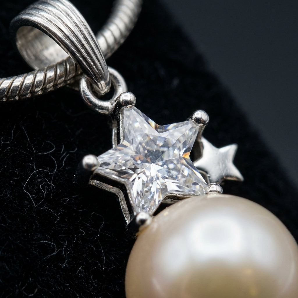 925 Sterling Silver Freshwater Pearl Pendant - Frijja, LLC