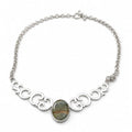 Necklaces - frijja.com - Andean Promise Necklace - 950 Sterling SIlver Andean Opal Necklace