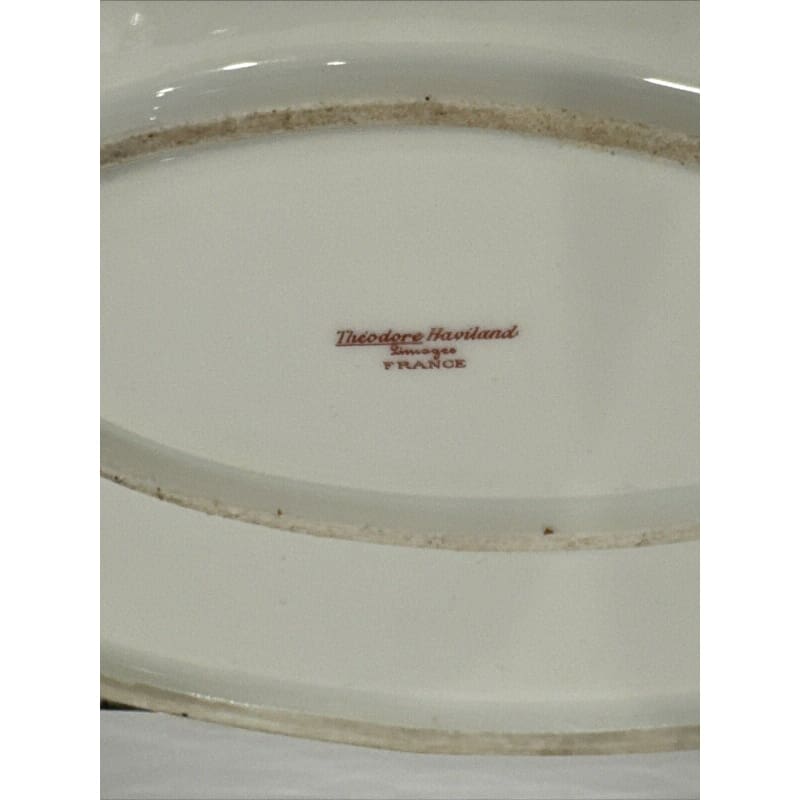 Antique Theodore Haviland Limoges France Oval Serving Platter. - Frijja, LLC