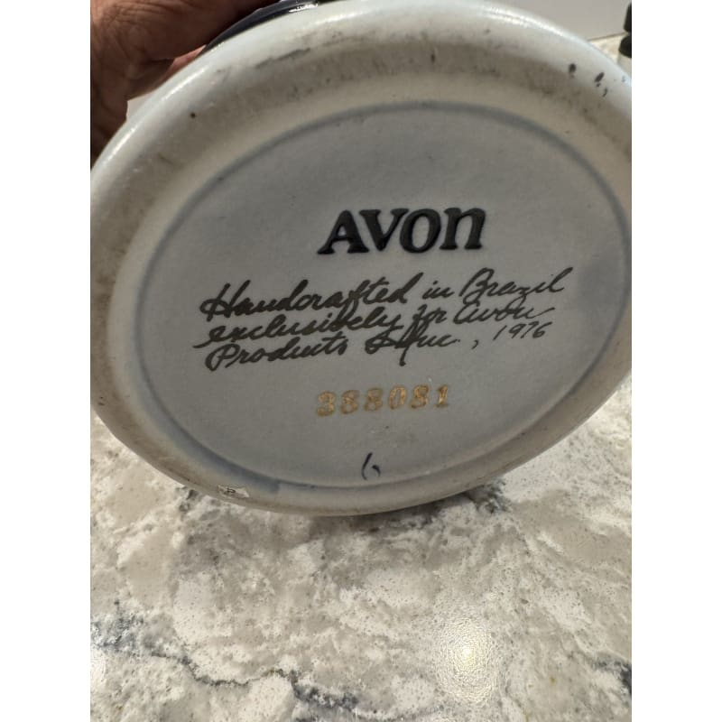 Avon Vintage German Ceramic Beer Stein With Pewter Lid Signed 1976 - Frijja, LLC