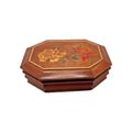 Centurion Vintage Wooden Jewelry Box with Mirror Ring Slots Lined - Frijja, LLC
