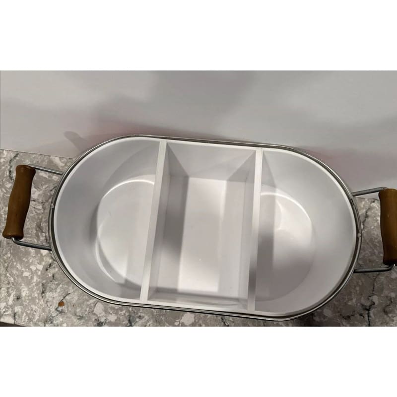 Collectible Coca Cola Tray Candy Dish with Wooden Handles 15" x 11" - Frijja, LLC