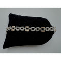 Designer Peruvian Sterling Silver 950 and 18K Gold Inlay Bracelet - 7.5” - Frijja, LLC