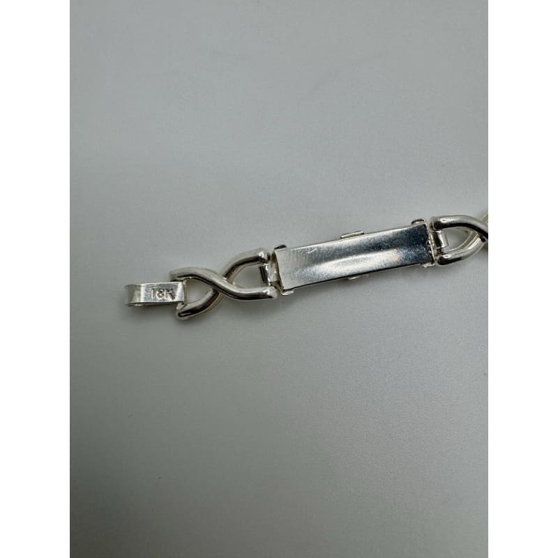 Designer Peruvian Sterling Silver 950 and 18K Gold Inlay Bracelet - 7.5” - Frijja, LLC
