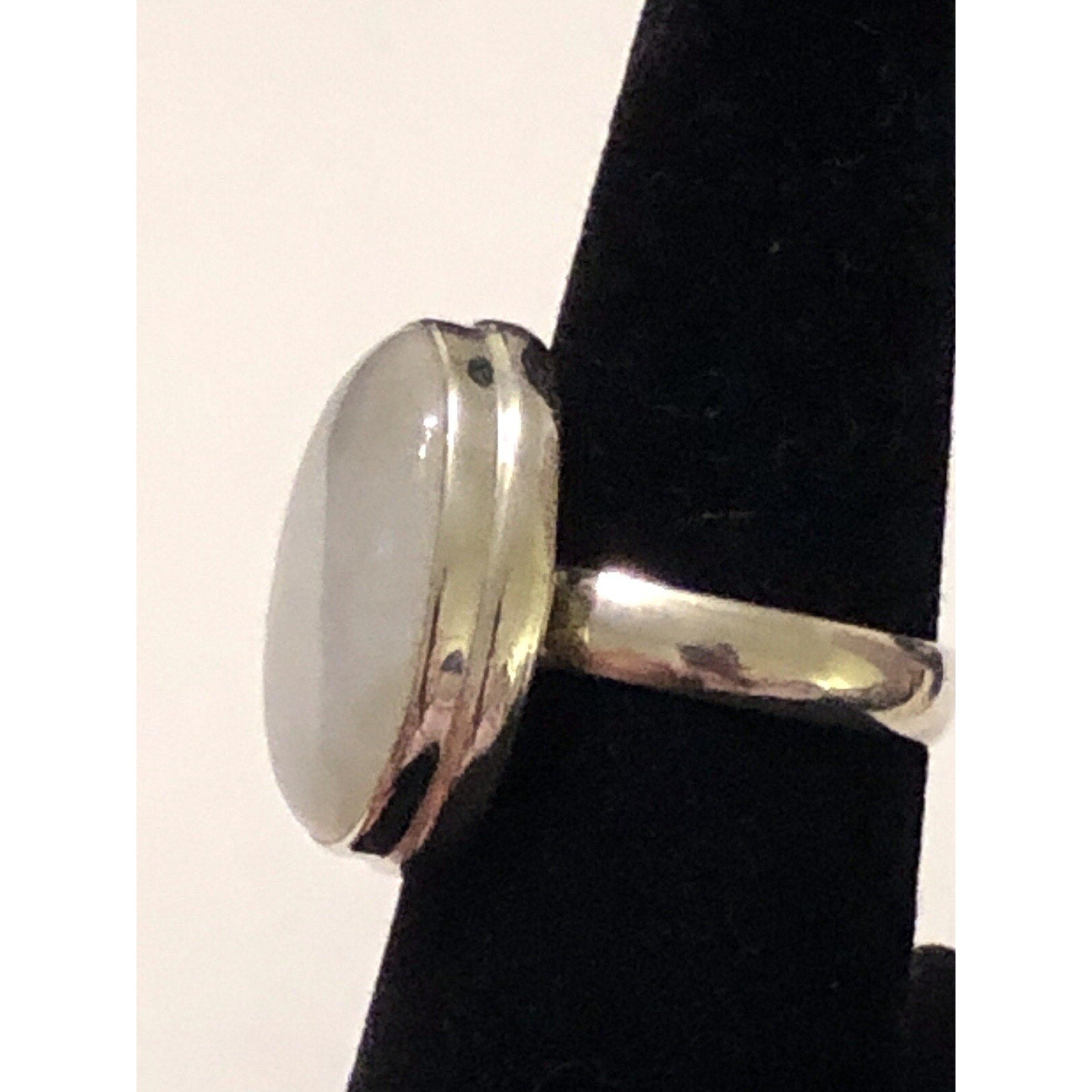 Rainbow Moonstone Ring 925 Sterling Silver Handmade Jewelry Size 6.5