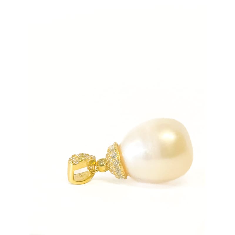 Gold Plated 925 Sterling Silver Freshwater Pearl Pendant - Frijja, LLC