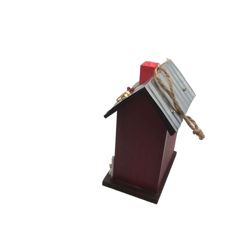 VALENTINE LOVE SHACK WOOD METAL BIRD HOUSE FARMHOUSE RUSTIC COUNTRY - Frijja, LLC