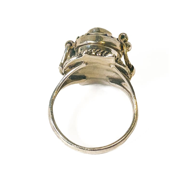 Vintage 925 Sterling Silver Amethyst Poison Ring Size 7 - Frijja, LLC