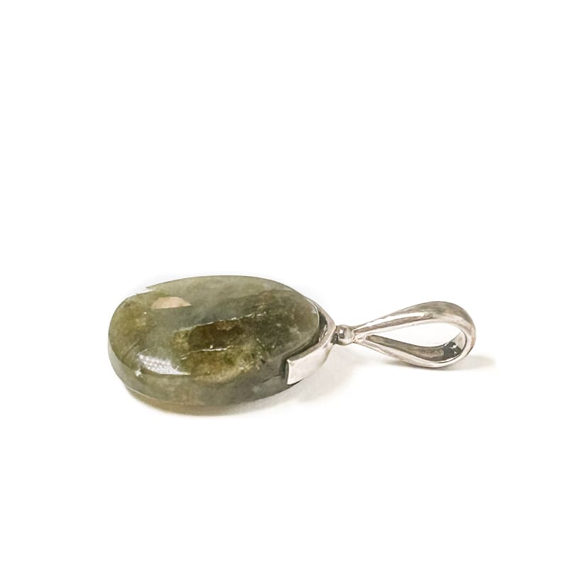 Vintage 925 Sterling Silver Labradorite Pendant - Frijja, LLC