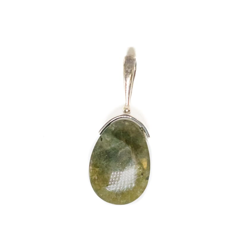 Vintage 925 Sterling Silver Labradorite Pendant - Frijja, LLC