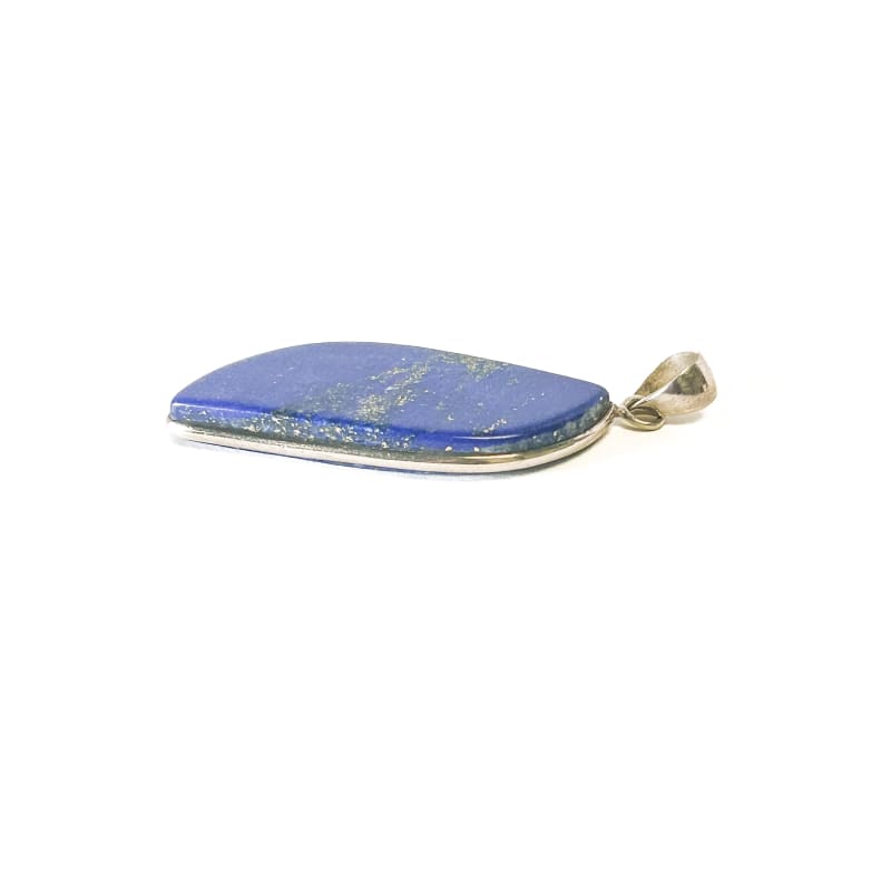 Vintage 925 Sterling Silver Lapis Lazuli Pendant - Frijja, LLC