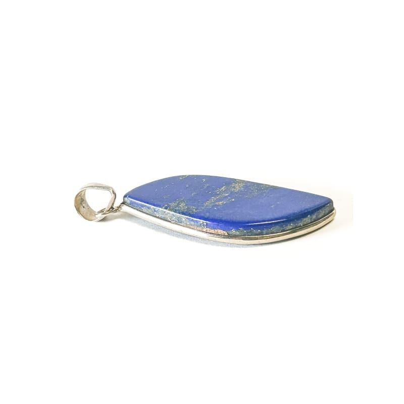 Vintage 925 Sterling Silver Lapis Lazuli Pendant - Frijja, LLC