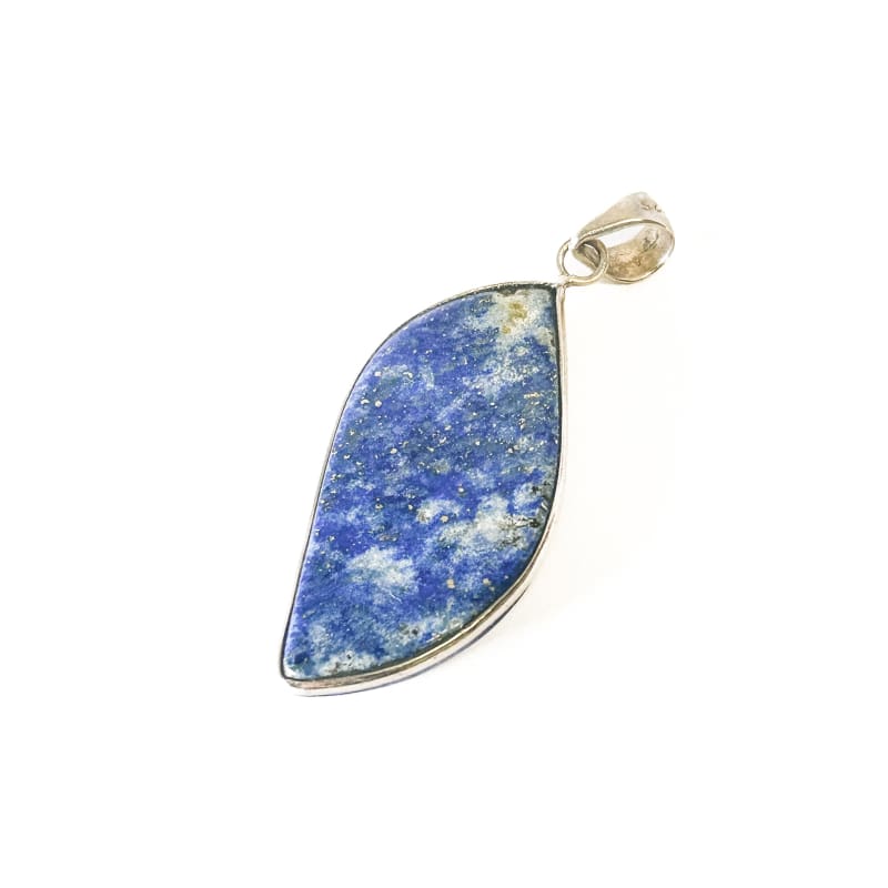 Vintage 925 Sterling Silver Lapis Lazuli Pendant - Frijja, LLC