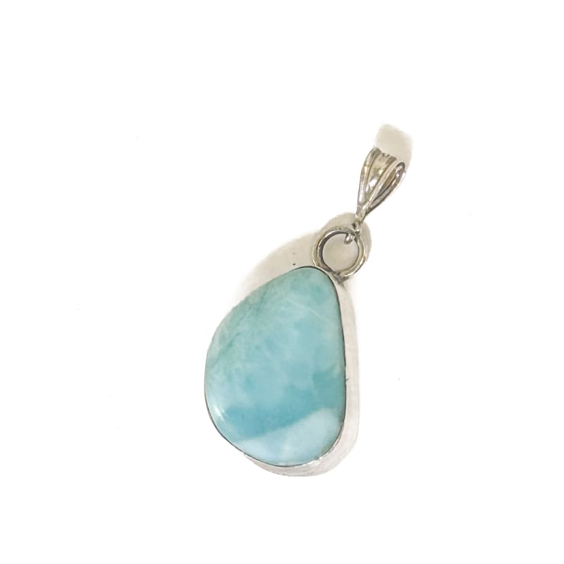 Vintage 925 Sterling Silver Larimar Pendant - Frijja, LLC