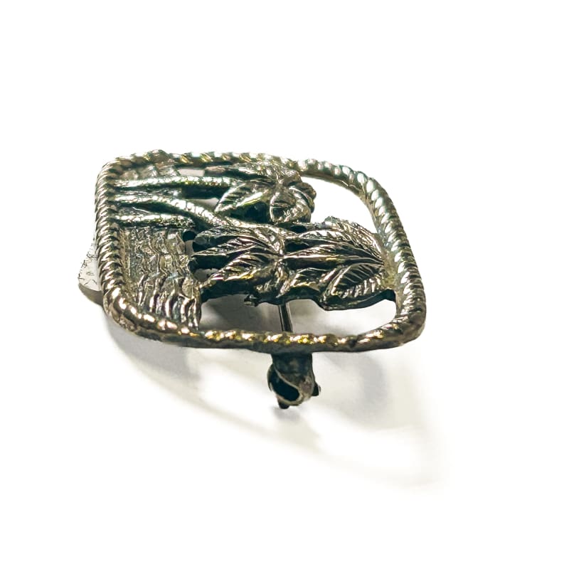 Vintage 925 Sterling Silver Palm Tree Brooch - Frijja, LLC