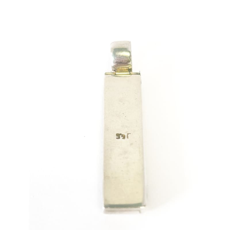 Vintage 925 Sterling Silver Serpentine Pendant - Frijja, LLC