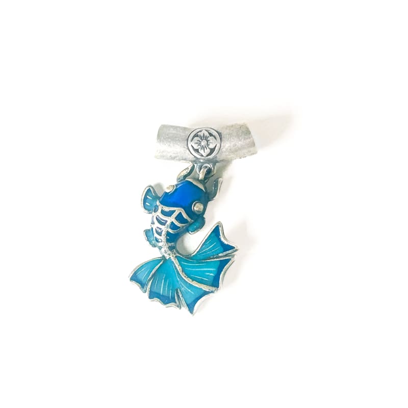 Vintage 925 Sterling silver Small fish Pendant - Frijja, LLC