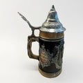 Vintage DBGM German Beer Stein Gold And Blue / Stamped Lid - Frijja, LLC