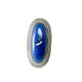 Vintage Oval Lapis Lazuli Ring Size 8 - Frijja, LLC