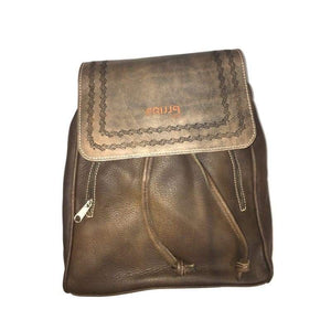 Bags & Handbags - frijja.com - Authentic Leather Handbag Backpack Knapsack - Stressed Leather