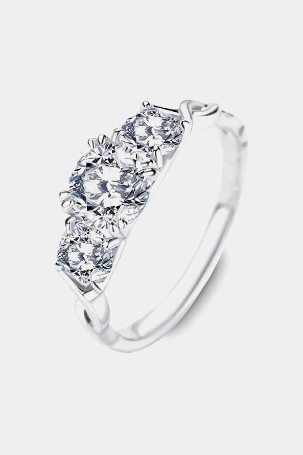 Moissanite 1 Ct 925 Sterling Silver Ring